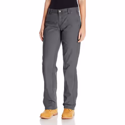 Carhartt Women's Rugged Flex Loose Fit Canvas Work Pant  Coal  4