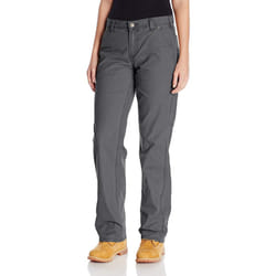 Carhartt Women's Rugged Flex Loose Fit Canvas Work Pant  Coal  4