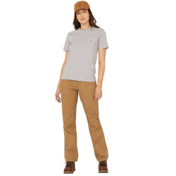 Carhartt Women's Rugged Flex Loose Fit Canvas Work Pant Yukon 2