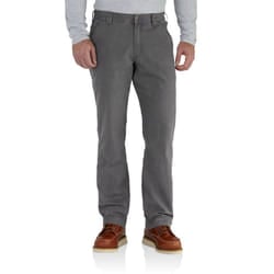 Carhartt Men's Rugged Flex Relaxed Fit Canvas Work Pant  Gravel  32W x 32L