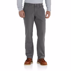 Carhartt Mens Rugged Flex Relaxed Fit Canvas Work Pants Gravel 32W X 34L US