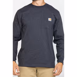 Carhartt Men's Loose Fit Heavyweight Long-Sleeve Pocket T-Shirt  Carbo