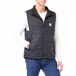 carhartt mens gilliam Vest Regular and Big  Tall Sizes Outerwear  Black  Small US