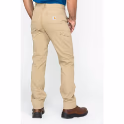 Carhartt mens Rugged Flex Rigby Dungaree Pants  Tan  44W x 32L US