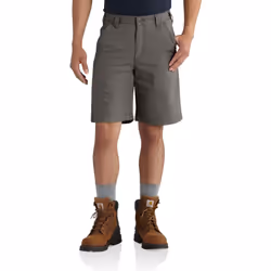 Carhartt mens 10"" Rugged Flex Rigby Shorts Gravel 36 Regular US