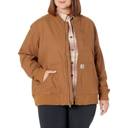 Carhartt Women's Crawford Bomber Jacket  Brown  X-Large