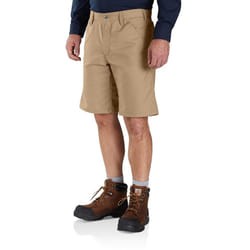 Carhartt Men's Rugged Professional Relaxed Fit Canvas Short  Dark Khak