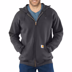CarharttmensLoose Fit Midweight Full-Zip SweatshirtCarbon HeatherLarge