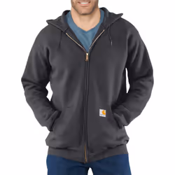CarharttmensLoose Fit Midweight Full-Zip SweatshirtCarbon HeatherSmall