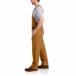 Carhartt Men'sRelaxed Fit Duck Bib Overall Black L32-W32 - Additional view 3