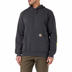 CarharttmensLoose Fit Midweight Logo Sleeve Graphic SweatshirtCarbon H