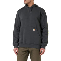 CarharttmensLoose Fit Midweight Logo Sleeve Graphic SweatshirtCarbon H