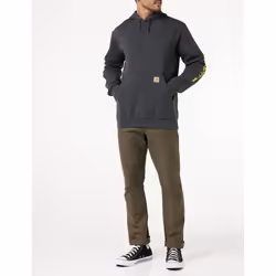 CarharttmensLoose Fit Midweight Logo Sleeve Graphic SweatshirtCarbon H