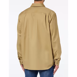 Carhartt Men's Rugged Professional Long Sleeve Work Shirt  Dark Khaki