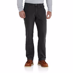 Carhartt mens Rugged Flex Relaxed Fit Canvas Work Utility Pants  Black  32W x 34L US