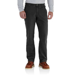Carhartt mens Rugged Flex Relaxed Fit Canvas Work Utility Pants  Black  36W x 36L US