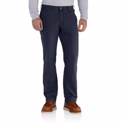 Carhartt Men's Rugged Flex Rigby Dungaree Pant  Navy  36W X 30L