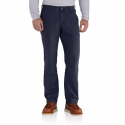 Carhartt Mens Rugged Flex Relaxed Fit Canvas Work Utility Pants  Navy  44W X 32L US