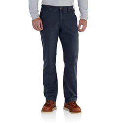Carhartt mens Rugged Flex Rigby Dungaree Work Utility Pants  Navy  32W x 34L US