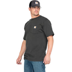 CarharttmensLoose Fit Heavyweight Short-Sleeve Pocket T-ShirtPeatMediu