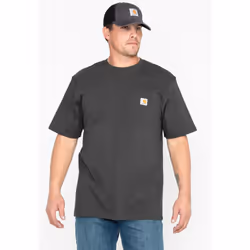 CarharttmensLoose Fit Heavyweight Short-Sleeve Pocket T-ShirtPeatLarge