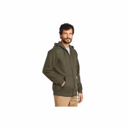 CarharttmensLoose Fit Midweight Full-Zip SweatshirtMossSmall