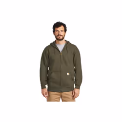 Carhartt Men's Loose Fit Midweight Full-Zip Sweatshirt Moss 3X-Large Tall