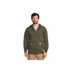 Carhartt Men's Loose Fit Midweight Full-Zip Sweatshirt Moss XX-Large