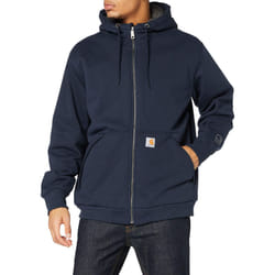 carhartt mens Rd Rockland Sherpa Lined (Big  Tall) Hooded Sweatshirt  New Navy  3X-Large Tall US