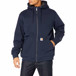 carhartt mens Rd Rockland Sherpa Lined (Big Tall) Hooded Sweatshirt New Navy X-Large Tall US