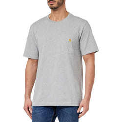 carhartt Mens Relaxed Fit Heavyweight T-Shirt  Heather gray  X-Small