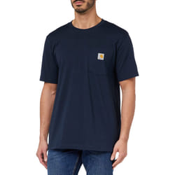 Carhartt Men's Relaxed Fit Heavyweight T-Shirt  Navy  Medium