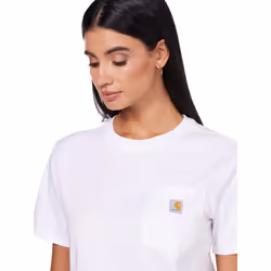 Carhartt Womens Loose Fit Heavyweight Short-sleeve Pocket Work Utility