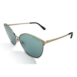 Tom Ford FT0654 Zeila Women's Sunglasses Zeila 28X Rose Gold/Blue