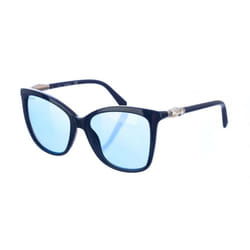 Gafas De Sol Cuadradas De Acetato Sk0227s Para Mujer - blue, TU