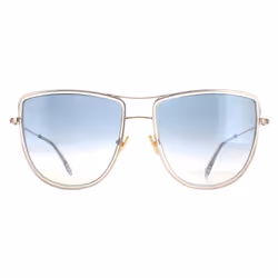 Tom Ford Sunglasses Tina FT0759 28B Shiny Rose Gold Smoke Gradient