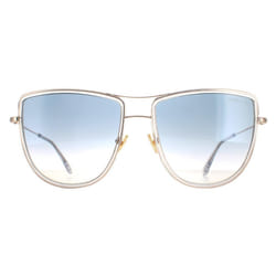 Tom Ford Sunglasses Tina FT0759 28B Shiny Rose Gold Smoke Gradient