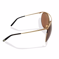 Tom Ford FT0761 Stevie Women's Sunglasses 28Y Gold/Light Brown