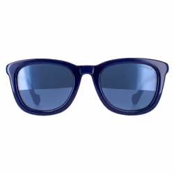 Moncler Sunglasses ML0118 92X Shiny Royal Blue Blue Mirror