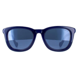 Moncler Sunglasses ML0118 92X Shiny Royal Blue Blue Mirror