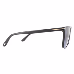 Tom Ford Sunglasses Fletcher FT0832 01V Shiny Black Blue
