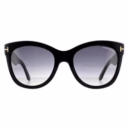 Tom Ford Sunglasses Wallace FT0870 01B Shiny Black Smoke Gradient
