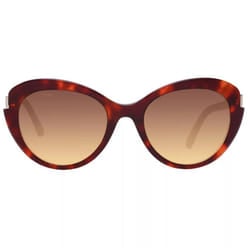 Gafas De Sol Ovaladas De Acetato Sk0327 Para Mujer - brown, TU