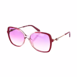 Gafas De Sol Cuadradas De Acetato Sk0329s Para Mujer - deep carmine, TU