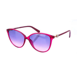Gafas De Sol Ovaladas De Acetato Sk0331s Para Mujer - deep carmine, TU