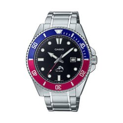 Casio Classic Diver Stainless Steel Watch Date Indicator MDV-106DD-1A2VCF