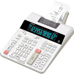 Casio HR-300RC Printing Calculator with Backlit LCD Display White Mini-Desktop
