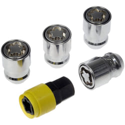 Dorman 712-381 M12-1.50 Wheel Lock Set  5 Pack Silver
