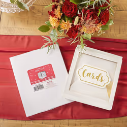 Kate Aspen Gold Frame Collapsible Acrylic Money Gift Card Box  One Siz