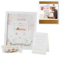Kate Aspen Baby Shower Guest Book Alternative  One Size  Pink Elephant